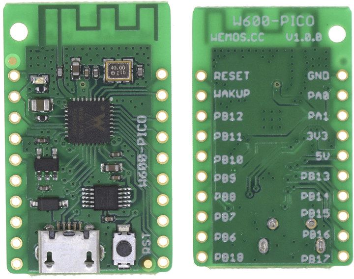 programarfacilc's tweet photo. #Wemos ha diseñado excelentes #placas #WiFi #IoT con productos como #Wemos #D1 #mini o #Lolin32 basados en procesadores #Espressif #Systems #ESP8266 y #ESP32. Otra variante lanzada en enero fue la #W600 - #PICO viene #firmware #MicroPython precargado. https://t.co/kHKToIVyN4 https://t.co/wMPVTnVrP0