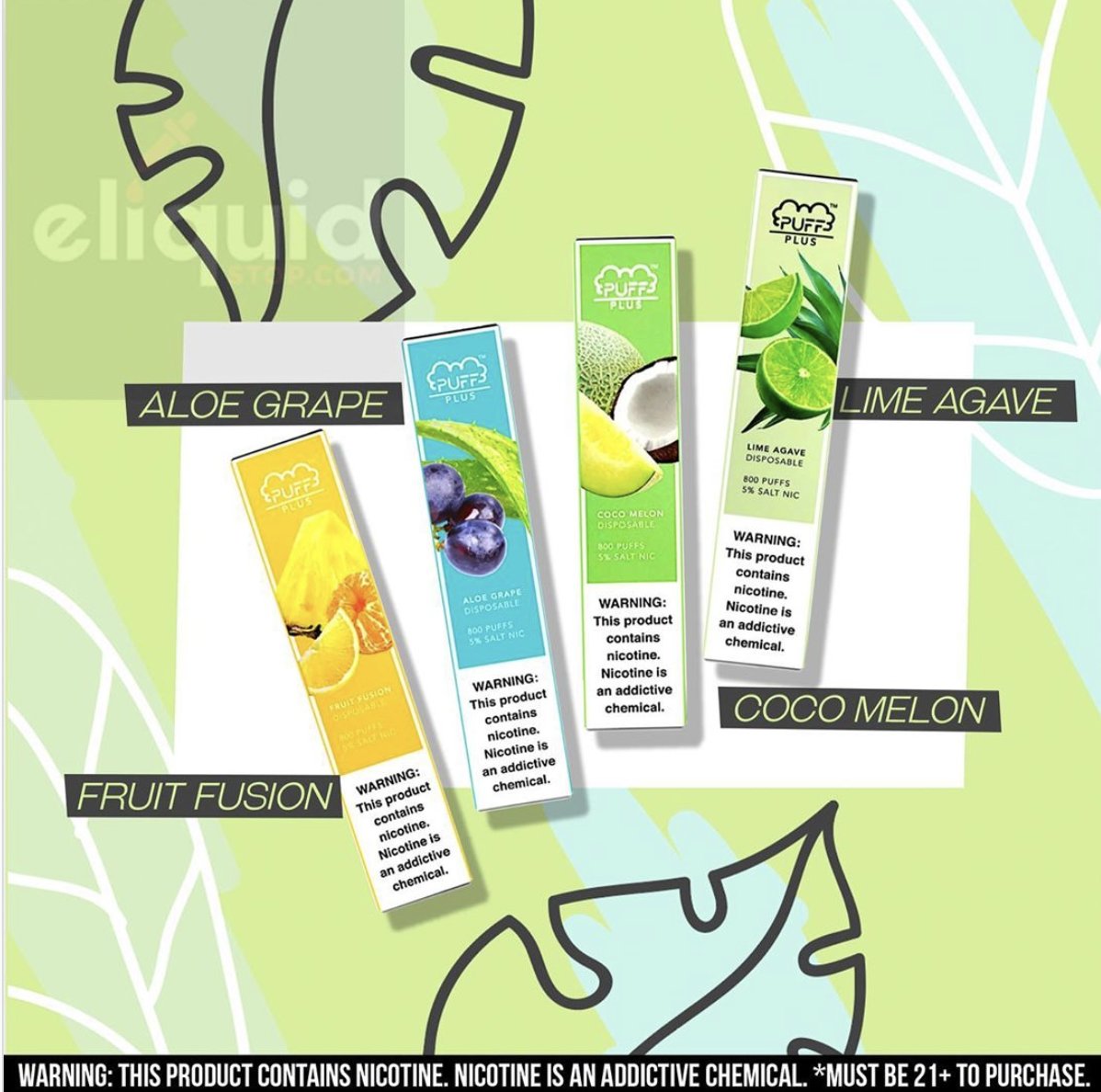Eliquidstop's tweet image. Summer forever with Puff Plus new flavors!  #puffplus 
eliquidstop.com/products/puff-…