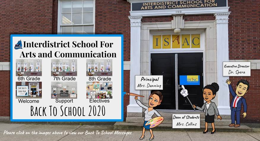 #Welcomebacktoschool #backtoschool2020 #isaacschoolnewlondon

Visit ISAAC staff members by going to isaacschool.org and click on the interactive images to learn more about the upcoming school year.