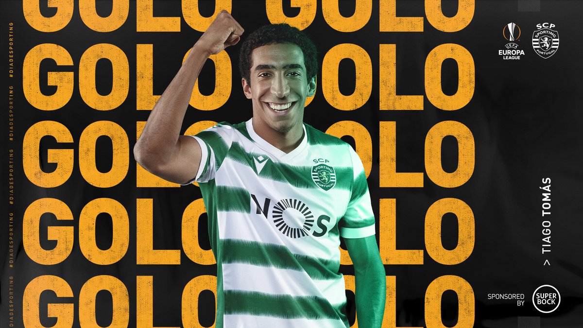 🎙 8' GOLOOOOOOOOOO!!! <a href="/tiagomelotomas/">Tiago Tomás</a> atira para o fundo das redes!! 🙌

#SCPAFC | 1-0 | #UEL #DiaDeSporting