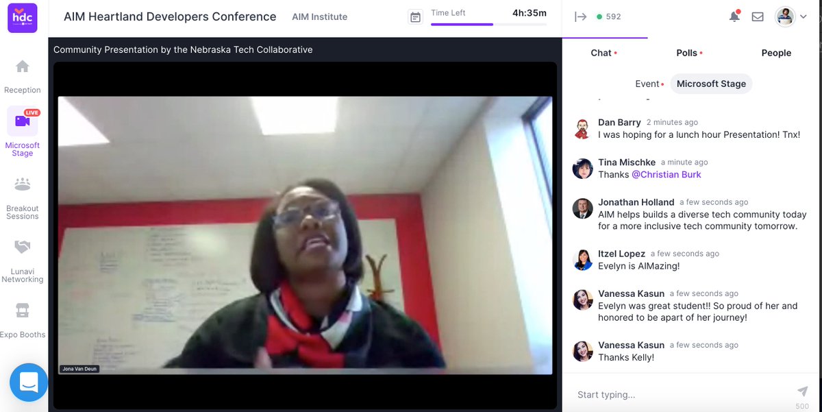 .@jonavandeun of Nebraska Tech Collaborative <a href="/neb_tech/">NebTechCollab</a> speaks about the need to strengthen the tech talent pipeline and increase the pool of IT talent. Failure is not an option. #HDC2020