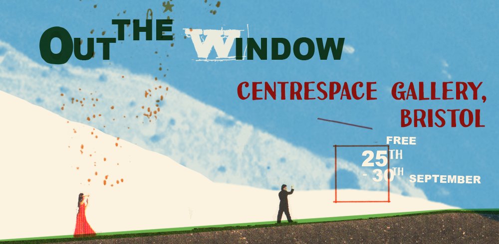 Up next in the gallery: 
Out The Window
September 25 - 30
Open daily: 1 - 6pm
Painting, installation, performance, print, film screenings and workshops. For visiting the exhibition:
Due to Covid 19 restrictions please use this link to book tickets headfirstbristol.co.uk/checkout/out-t…