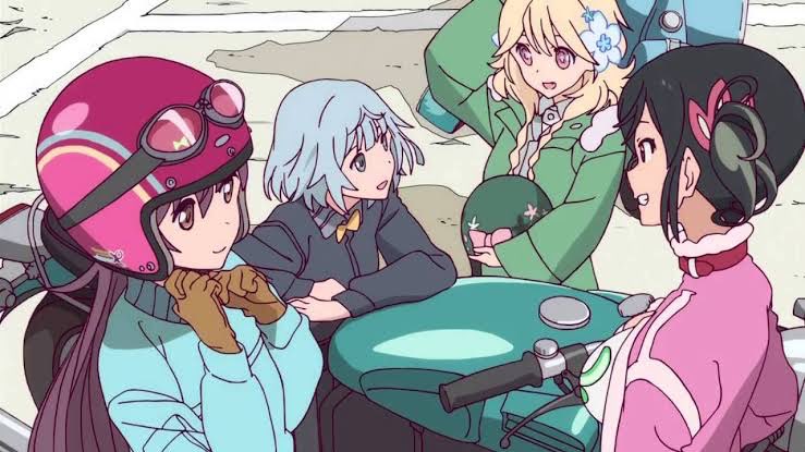 シャム郎 ただのアニメ好き ローリングガールズ は The Blue Heartsの曲が盛りだくさんでカッコいいアニメだった な バイク 音楽のオシャレなアニメ 本家the Blue Heartsももちろん良いけど 女の子バージョンのthe Blue Heartsも良き T Co