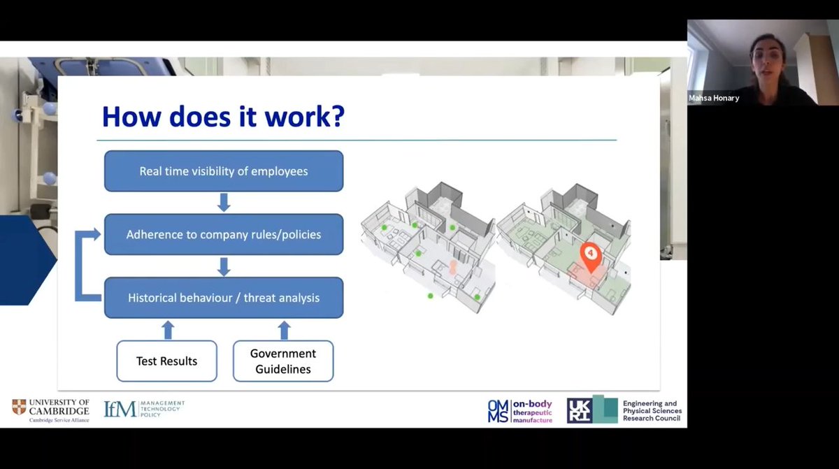 IfMCambridge's tweet photo. Watch this webinar on 'Test, Tag and Trace', covering the application of low cost digital technology to keep employees safe at work. Thanks to the speakers and expert panellists for their insights. https://t.co/vnlCcG1tPw https://t.co/otL9ZIe9jA