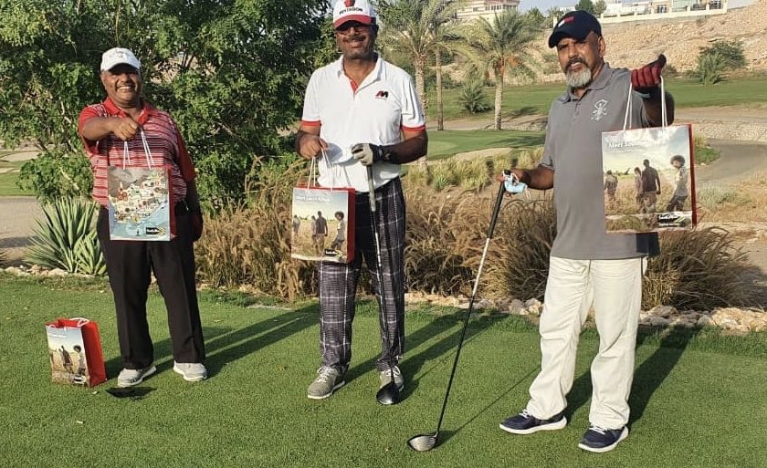 saembassymuscat's tweet photo. @saembassymuscat - celebrated #heritageday2020 with a golf game organised by Amb Shogole https://t.co/PJw0Q8dza4