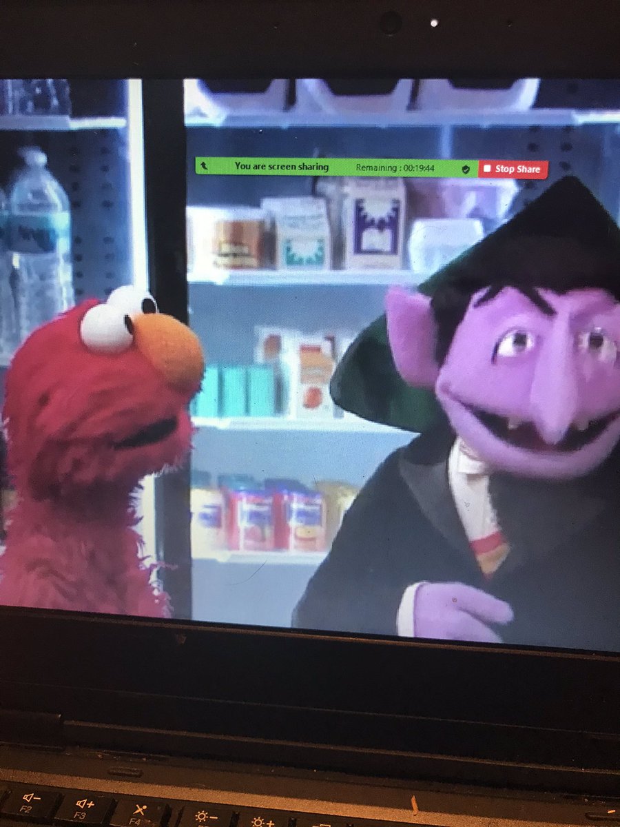 Today was our first day working together to face making mistakes in math- worked w/ some great resilient mathematicians &amp; got 2 work in some Sesame Street!! #mistakesarelearningopportunities