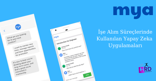HRDxVoice's tweet photo. İşe alım süreçlerinde kullanılan yapay zeka uygulamalarından: Mya Chatbot
#yapayzeka #insankaynakları #hr #işealım #myachatbot #dijitalinsankaynakları #25eylül #cuma #HumanResources https://t.co/tOxvygzH85
