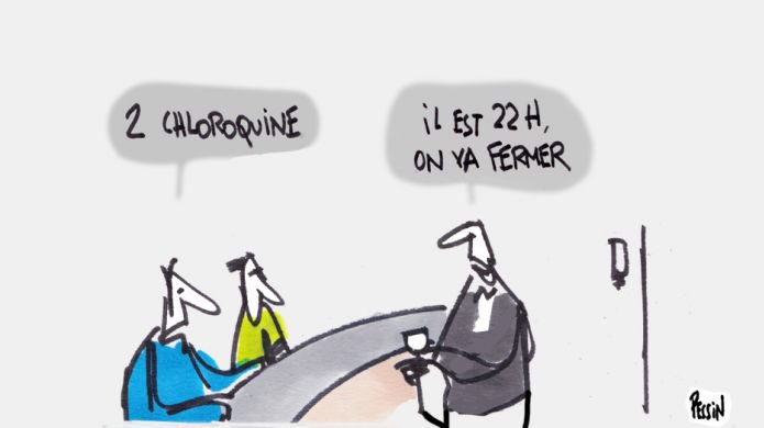 Pessin est dans les bars Marseille, en reportage mais sans distanciation corporelle !   ⁦<a href="/dessinsdepessin/">Pessin</a>⁩ ⁦<a href="/Slatefr/">Slate.fr</a>⁩ ⁦<a href="/raoult_didier/">Didier Raoult</a>⁩ ⁦<a href="/SOS_ADDICTIONS/">SOS ADDICTIONS</a>⁩ ⁦<a href="/FLAHAULT/">Antoine FLAHAULT</a>⁩  slate.fr/story/195371/p…