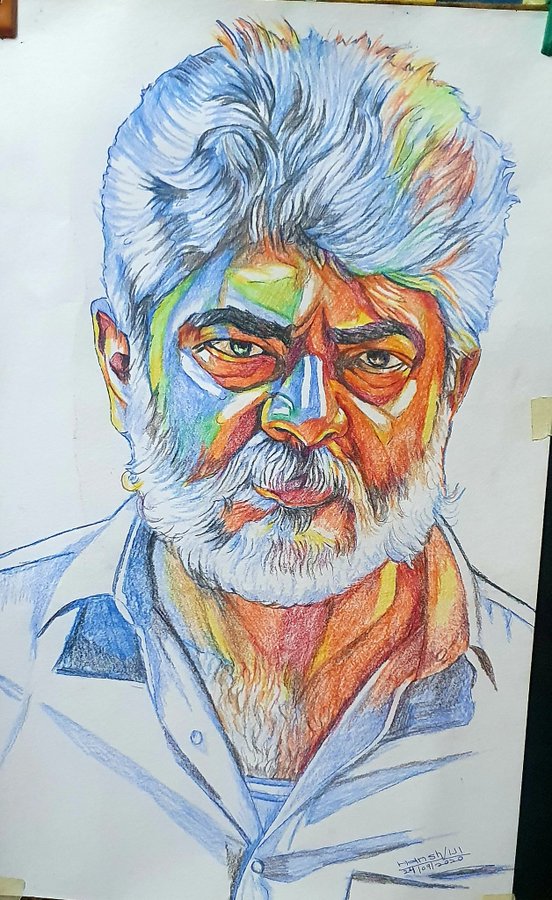 AdavadiGroups's tweet photo. Semma Viswasam Picture🔥

 Pencil Art by @HarishvijiArtm1👌👌👌👌

#Valimai #ThalaAjith https://t.co/cZ3f4Pxv75
