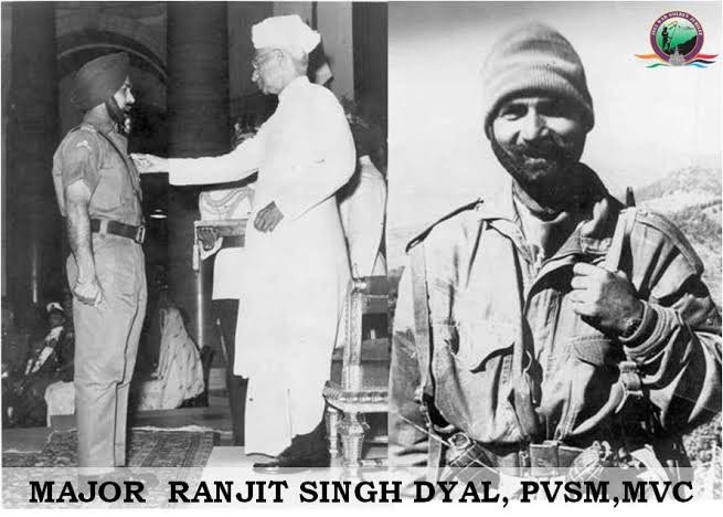 16/1828.The enemy counter attacked on August 29 but 1 PARA repulsed the attack and held firm till the cease-fire.Major Ranjit Singh Dayal was awarded the Maha Vir Chakra for his gallantry and leadership in the battle.