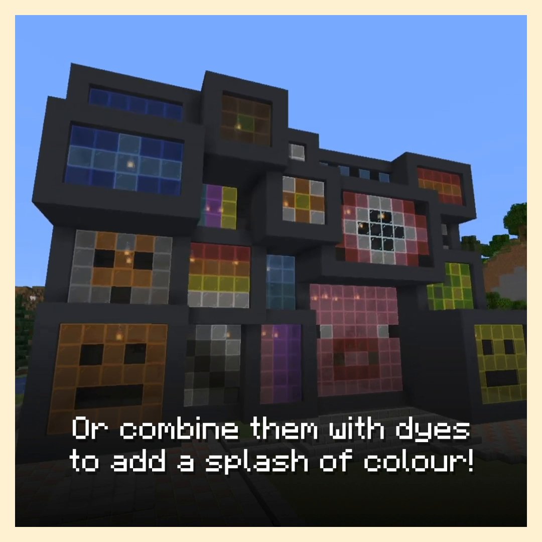 Minecraft Pa Twitter No Pane No Gain Whether You Prefer Subtle Natural Light Or Living Inside A Hallucinatory Rainbow The Versatile Glass Pane Has All Your Building Needs Covered Learn All About