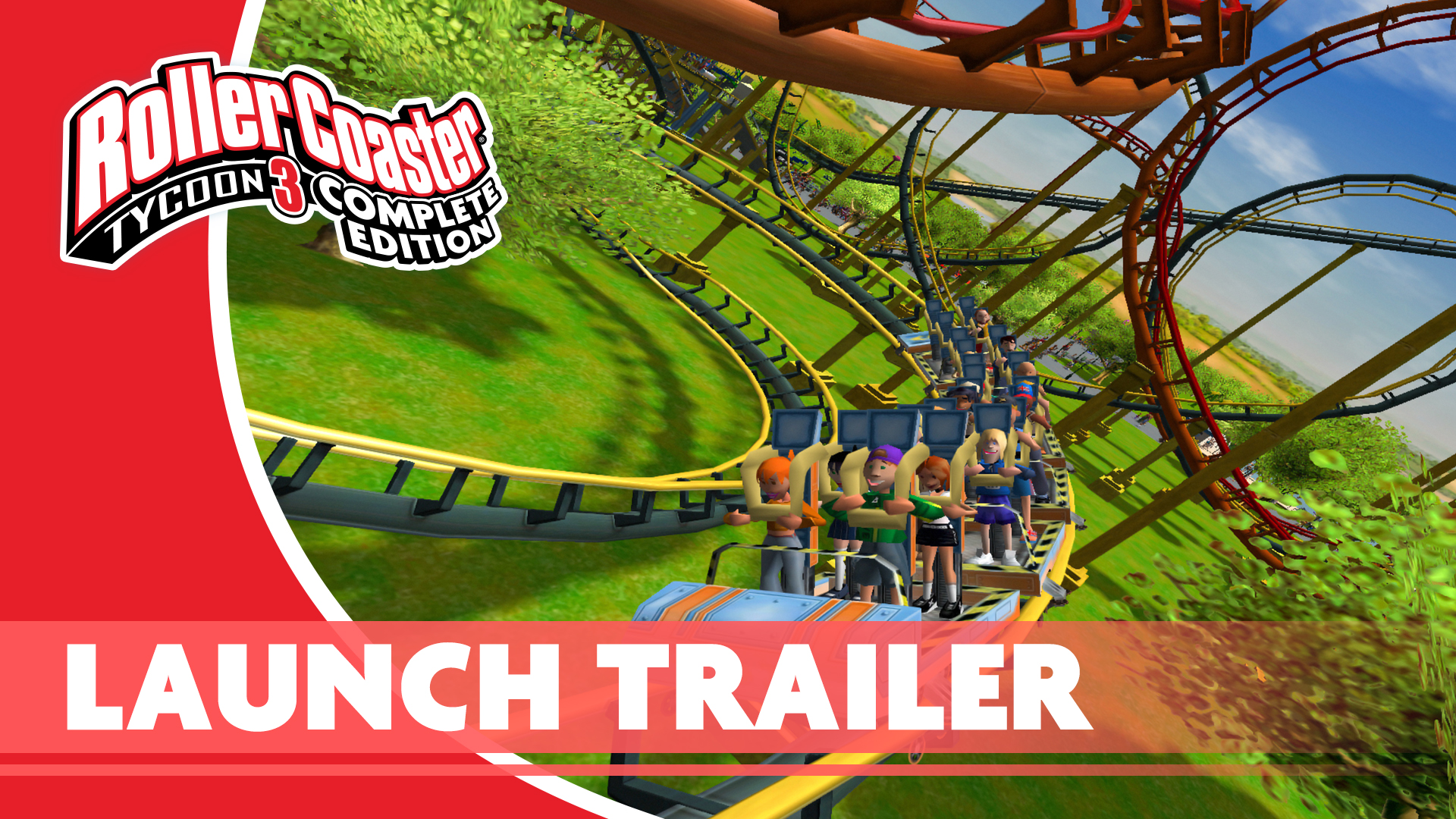 Roller Coaster Tycoon Deluxe Trailer 