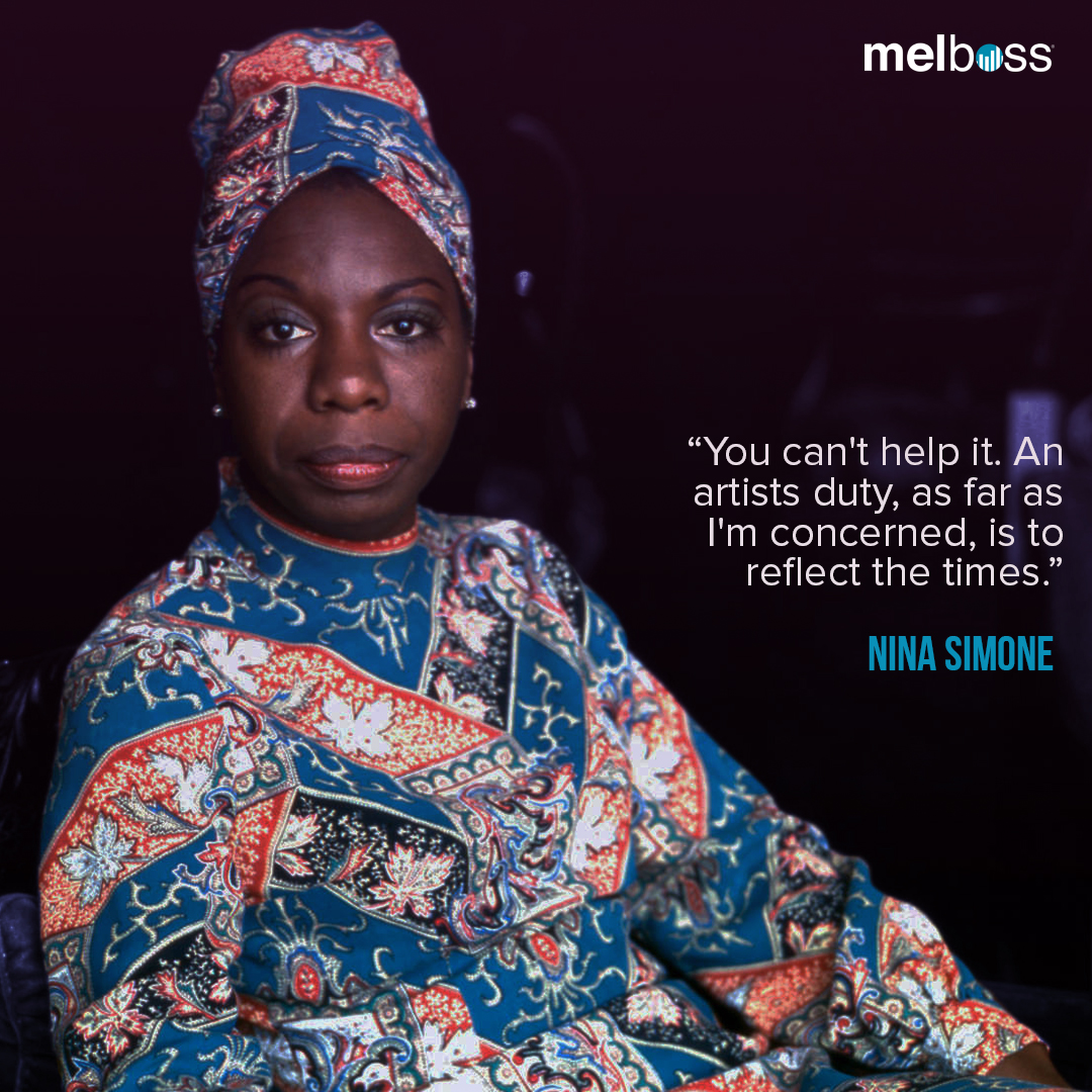 melbossmusic_es's tweet photo. Nina Simone nunca fue de las que se alejaban de aquello que la vida les ofrecía. Luchó por todo lo que ella creía que era lo correcto, apoyándose en la música para hacerlo.
Y tu música, ¿refleja el mundo en que hoy vivimos?

#NinaSimone #musictips #musicindustrytip #musicindustry https://t.co/MYKA6ULY9w
