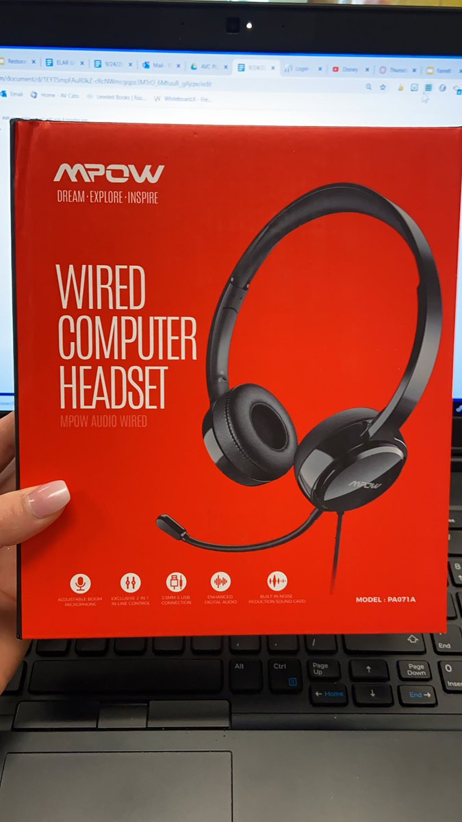 farrellk_'s tweet photo. Thank you @jacobbowser for the headset! They are amazing!! #avcato https://t.co/hvR9mE5xJT