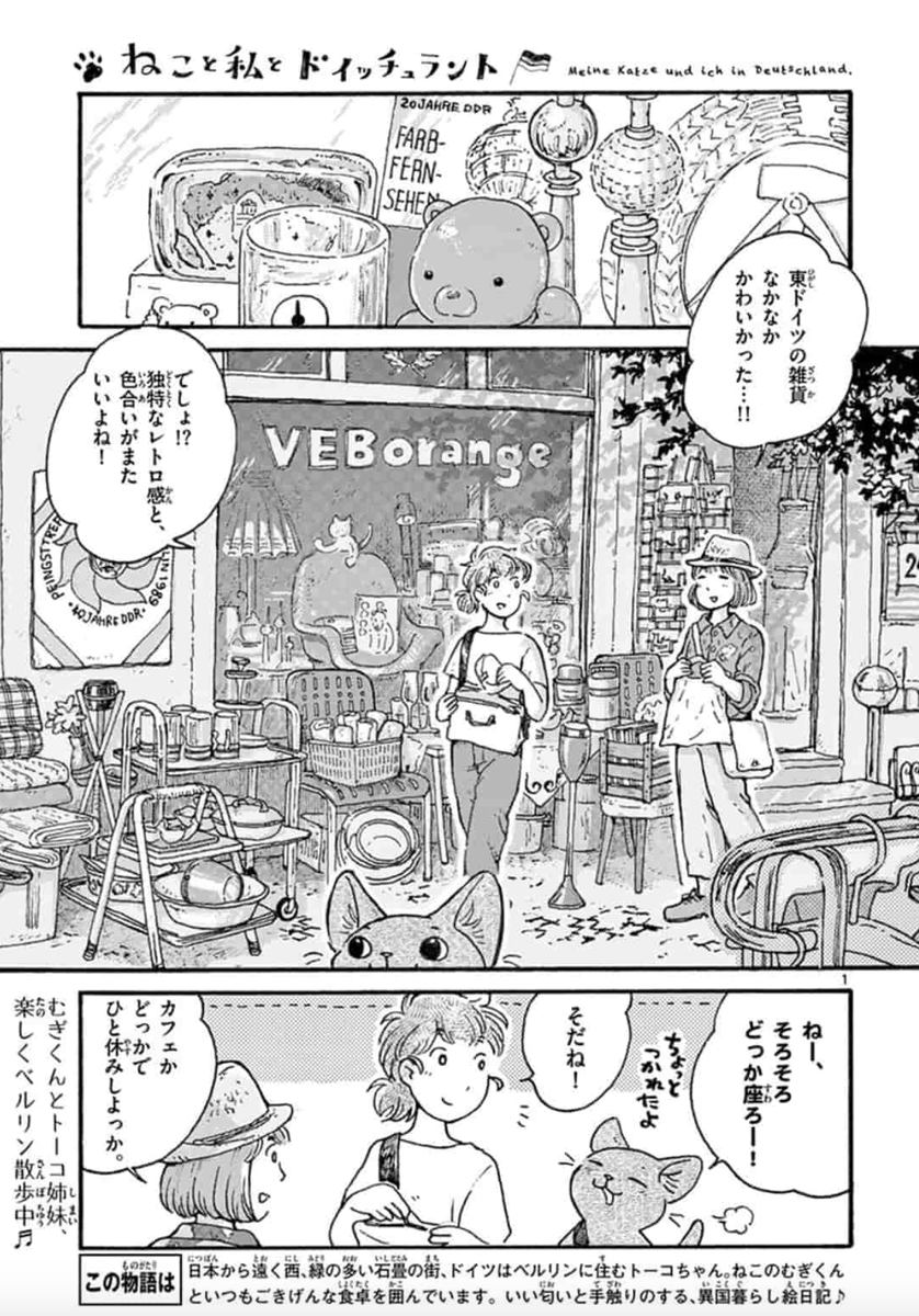 #ねこと私とドイッチュラント
最新話がサンデーうぇぶりにて更新されました。
https://t.co/bpmeUnTrzn
今回はカフェの会話から始まる・・・???
お時間ある際にゆっくり楽しんでもらえれば幸いです。 
