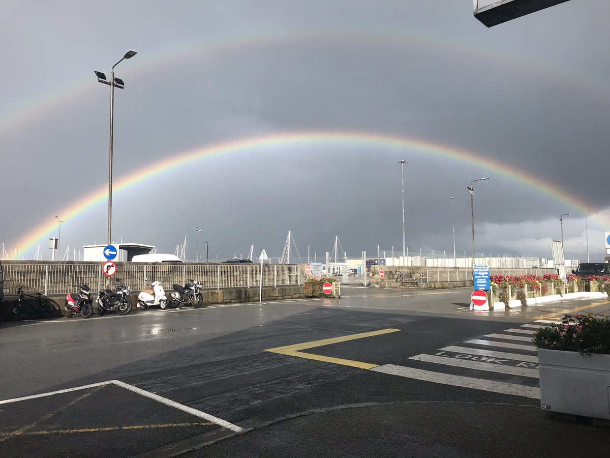 Double Rainbow 🌈 ☔️ 
#work #harbourlife