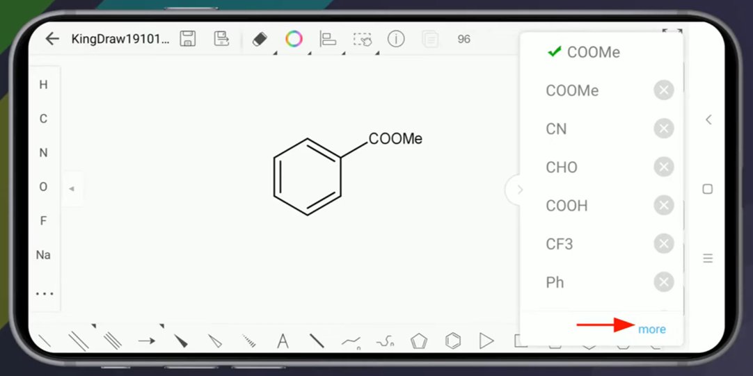  KINGDRAWSimilar a ChemSketch. También existe app para el móvil. http://www.kingdraw.cn/en/index.html 