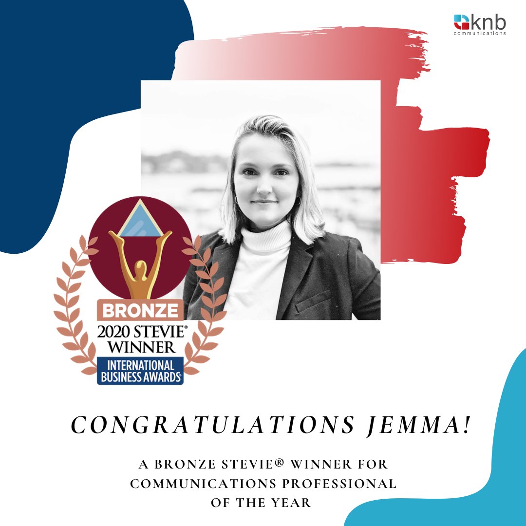 sovynglobal's tweet photo. Help us congratulate our Marketing Coordinator, @jem_roche, for being named a Bronze Stevie® Award Winner for Communications Professional of the Year! https://t.co/1DE8Ty3Wou