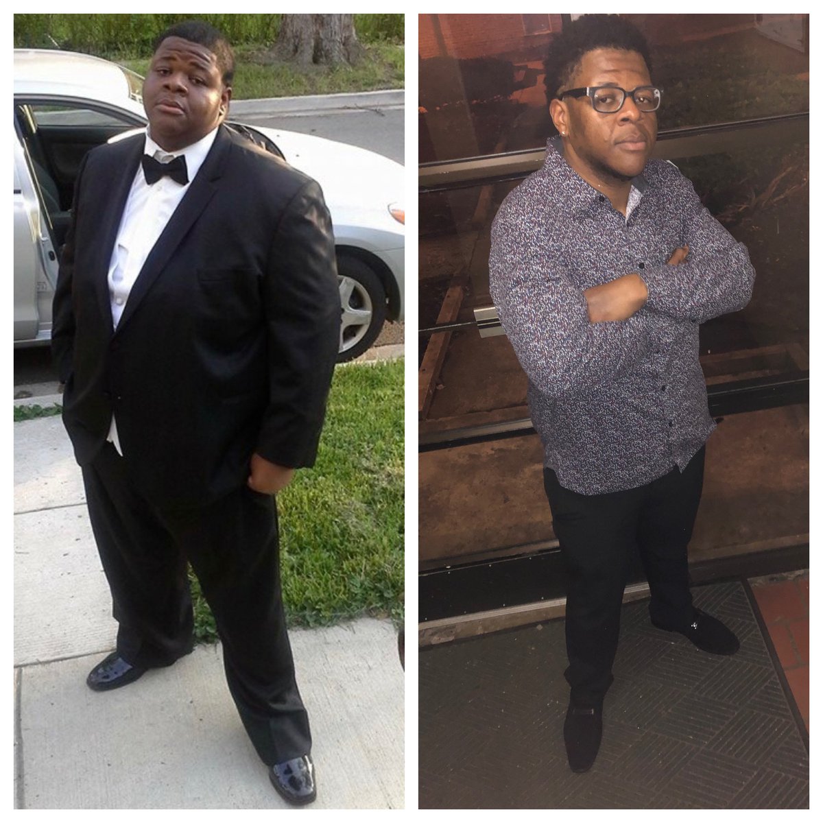 __KennDawgg's tweet photo. left (2014) I was about 360 lbs.. on the right (2019) I was 234 lbs.. It’s been a rocky journey to Lose weight for me and I’m still in the process of losing weight now. I have given up too many times but now I’m more dedicated now than I ever have been. I’m still working 🤫 https://t.co/lgCInmF8fk