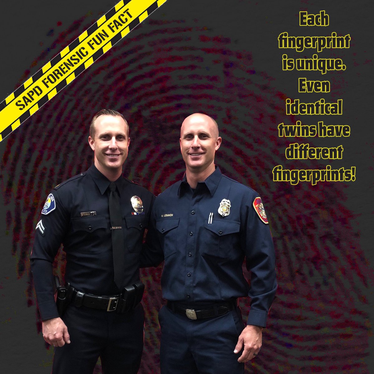 SantaAnaPD's tweet photo. #SAPDCSI #funfactsoftheday 🧪🧬🔍📸🔬 #themoreyouknow #nationalforensicscienceweek #sciencerocks
Stay tuned ... #SantaAnaPD Forensic Science Inv Unit personnel will be doing a demo on how YOU can extract 🧬 from a 🍓 at home! Don’t miss it! https://t.co/Upv3vqtiQk