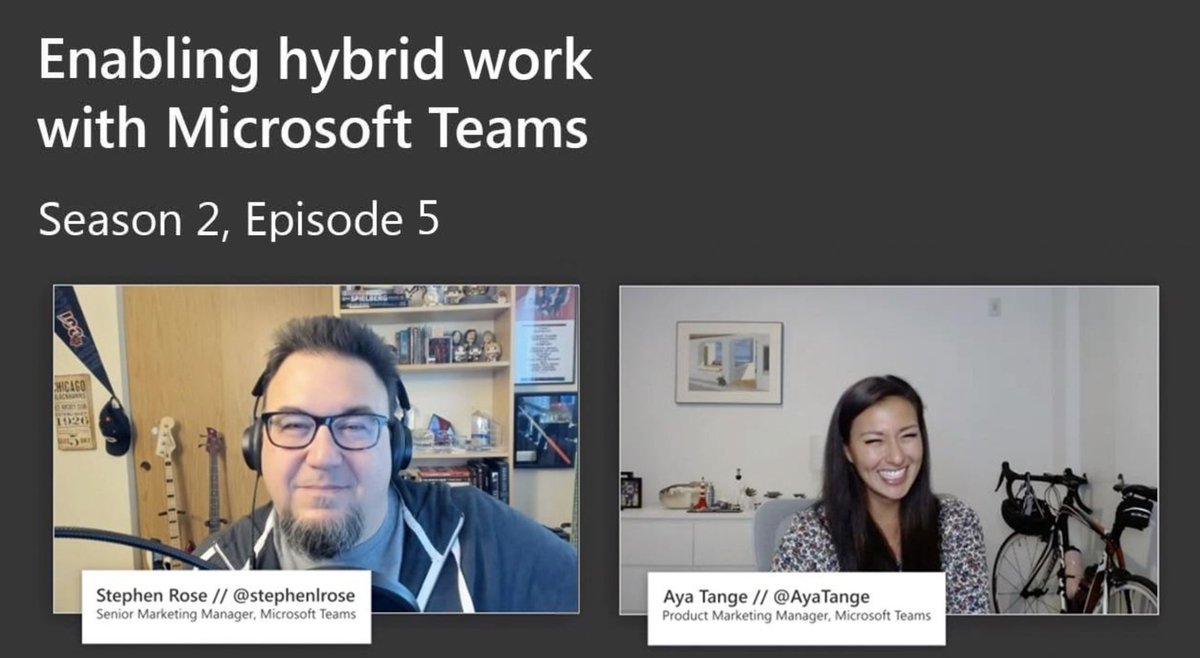 Watch the #MSIgnite Day 1 Wrap-up episode online now! Host <a href="/stephenlrose/">Stephen L Rose (he/him)</a> talks with <a href="/AyaTange/">Aya Tange</a> about all the amazing #MicrosoftTeams announcements. #TeamsWebcast #ITPros msft.it/6017TQ76z