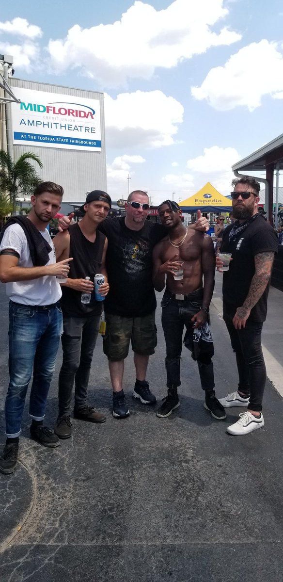 With @hyrothehero teaming up with David Draiman of @Disturbed probably means that the days of hanging with them after an early performance are pretty much done! #WeBelieve #MissingConcerts