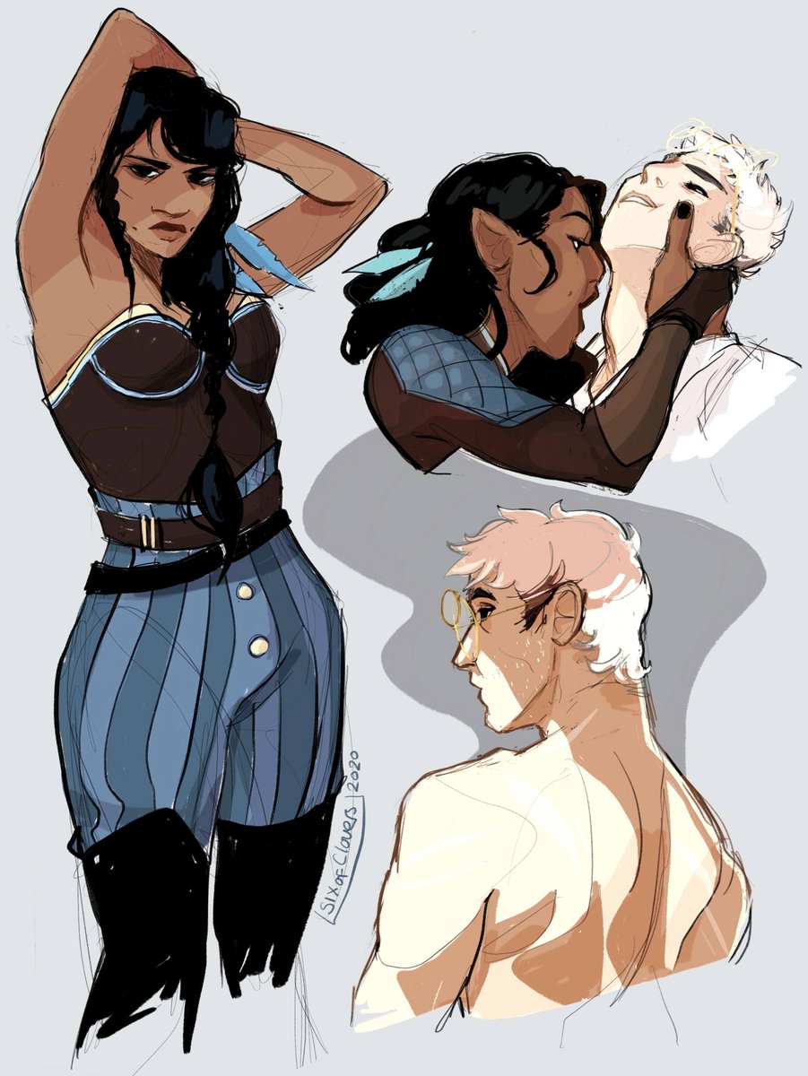 vex #percy #vexahlia #percivalderolo. late night pose studies #criticalrole...