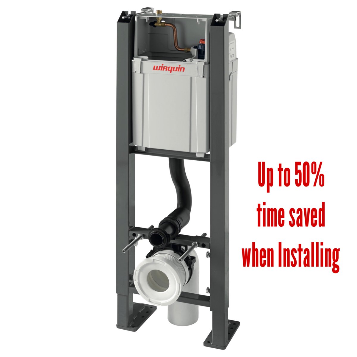 WirquinLtd's tweet photo. CHRONO
Innovative technology for a record installation time!
Up to 50% time saved when installing!
Tool free push plate installation!
Adjustable connection, no measuring, no cutting!
#plumbers
#plumbing
#frame
#pushplate
#innovation https://t.co/CyIkurP1b2
