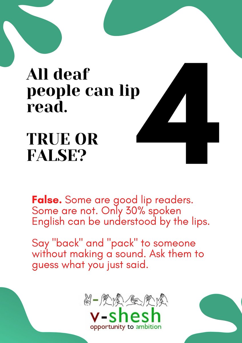 vsheshco's tweet photo. We have received such amazing responses on our morning post. 

Thank you so much for being so enthusiastic.

Here are the correct answers!
#HandSpeak #InternationalDayOfSignLanguage #InternationalDeafAwarenessWeek #InternationalDeafAwarenessMonth #DeafAwareness  #InclusionMatters https://t.co/a8xChifrOM