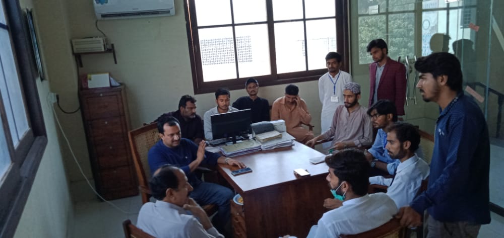 murtazaumrani26's tweet photo. On the Instruction President PSF Sindh @psfmansoor,Today met with the Administration of Muncipal Mehran Hall Sukkur When PSF #GMMMC Collage has Conducted  the Mock test and they faced issues from Management Where #PSFSukkur reached and Negotiated with Administration.

@psfmansoor https://t.co/xs1otIxC0Q