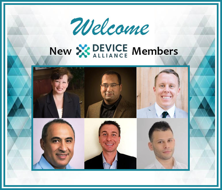 Welcome Sandra Thomson, Justin Coghill, Joe Manor, Zeeshan Kazmi, Jason A., Marwan Zeidan as the newest members to DeviceAlliance.

Learn what membership is all about at devicealliance.org/disruptocmedte…

#membership #devicealliance #medtech #medicaldevice #association #nonprofit