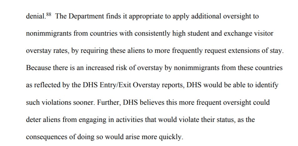 One final thing to add to this thread; that things are not totally lost if the rule goes into effect.Students in those situation would be able to ask DHS for an extension of their visas past two years. So that means it's not a total ban.But those extensions aren't guaranteed.