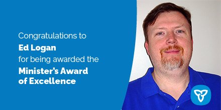 Congrats to Ed Logan who received a Minister's Award of Excellence.
 
Mr. Logan is a professor at <a href="/durhamcollege/">Durham College</a> who embraced digital learning during #COVID19 - connecting plumbing professors across Canada to share best practices.