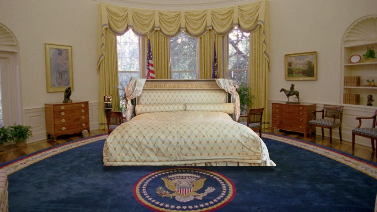 mad_liberals's tweet image. Jill Biden just sent her plans for the potential changes to the Oval Office in case Joe happens to win.