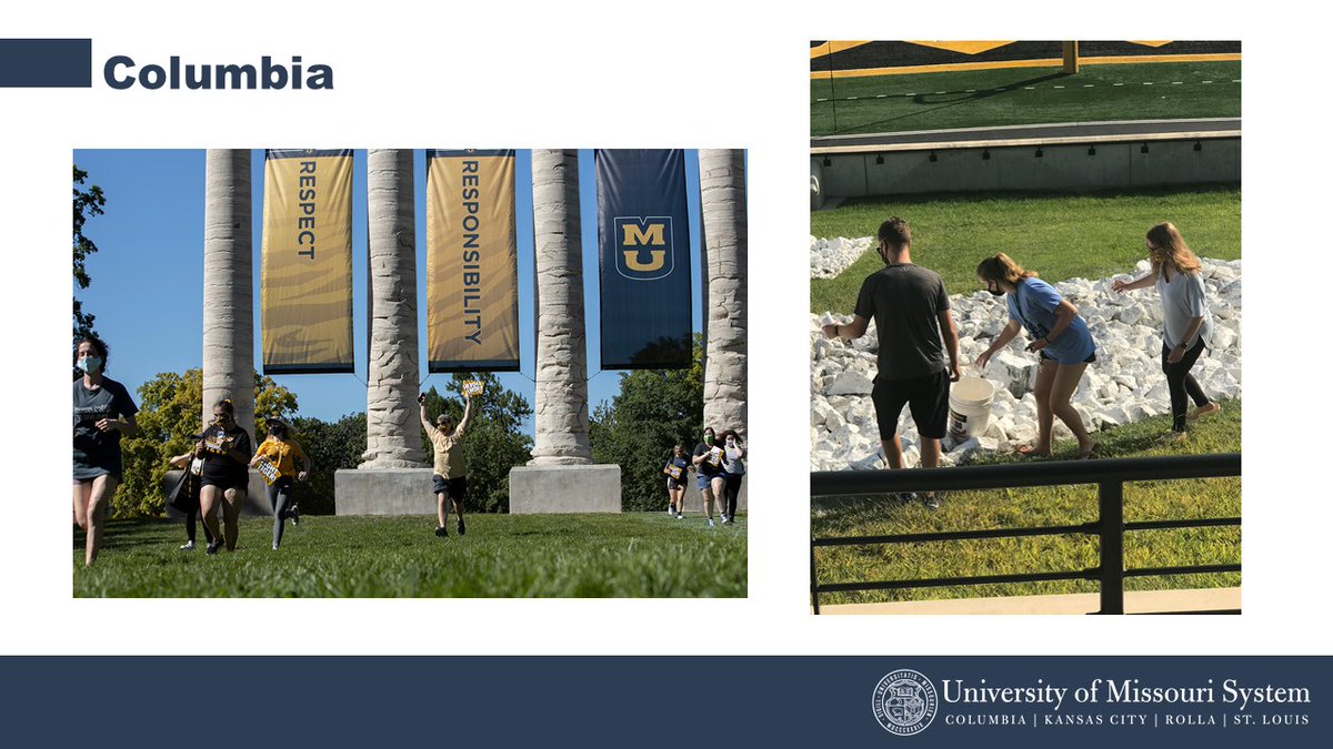 umsystem's tweet image. .@UMStudentRep Remington Williams discusses how students at @Mizzou, @UMKC, @MissouriSandT and @UMSL have found safe, new ways to adjust and adapt to campus life during the pandemic.