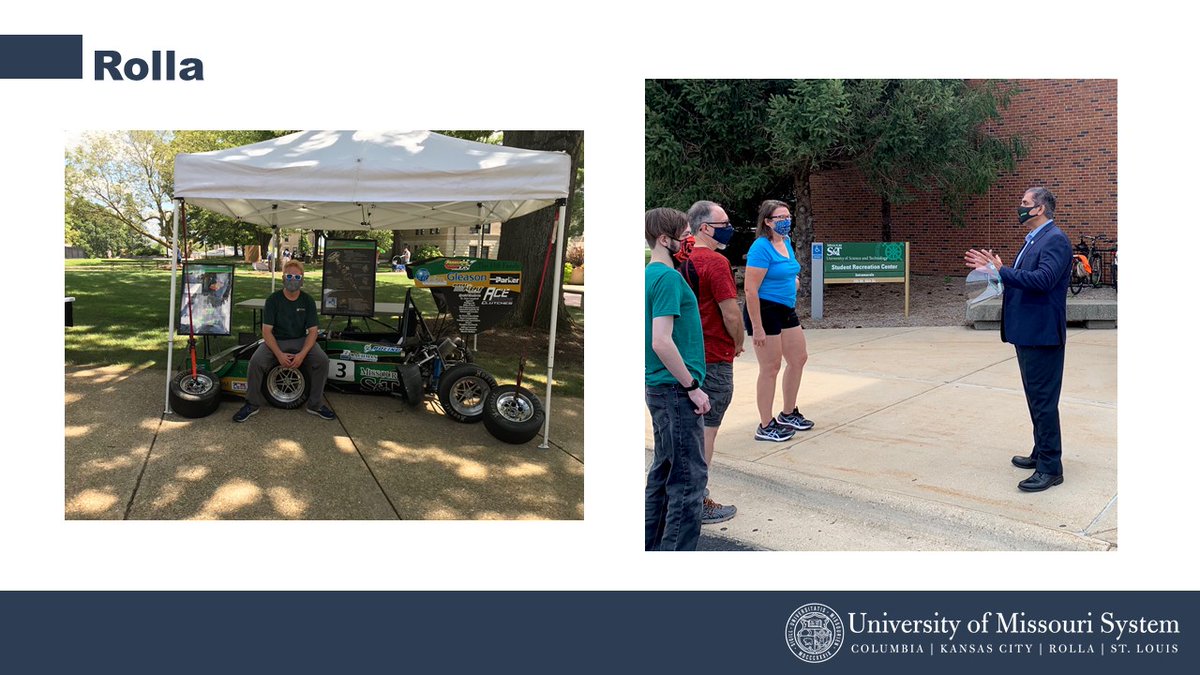 umsystem's tweet image. .@UMStudentRep Remington Williams discusses how students at @Mizzou, @UMKC, @MissouriSandT and @UMSL have found safe, new ways to adjust and adapt to campus life during the pandemic.