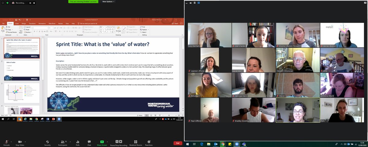 ExplainMR's tweet photo. In our latest blog we share our experience of agile customer engagement and our approach to facilitating the FanZone at @NorthumbrianH2O #InnovationFestival20 last week! check it out at https://t.co/H1UnGYUFKb #News #Agile #Research https://t.co/G6AM2dVbkH