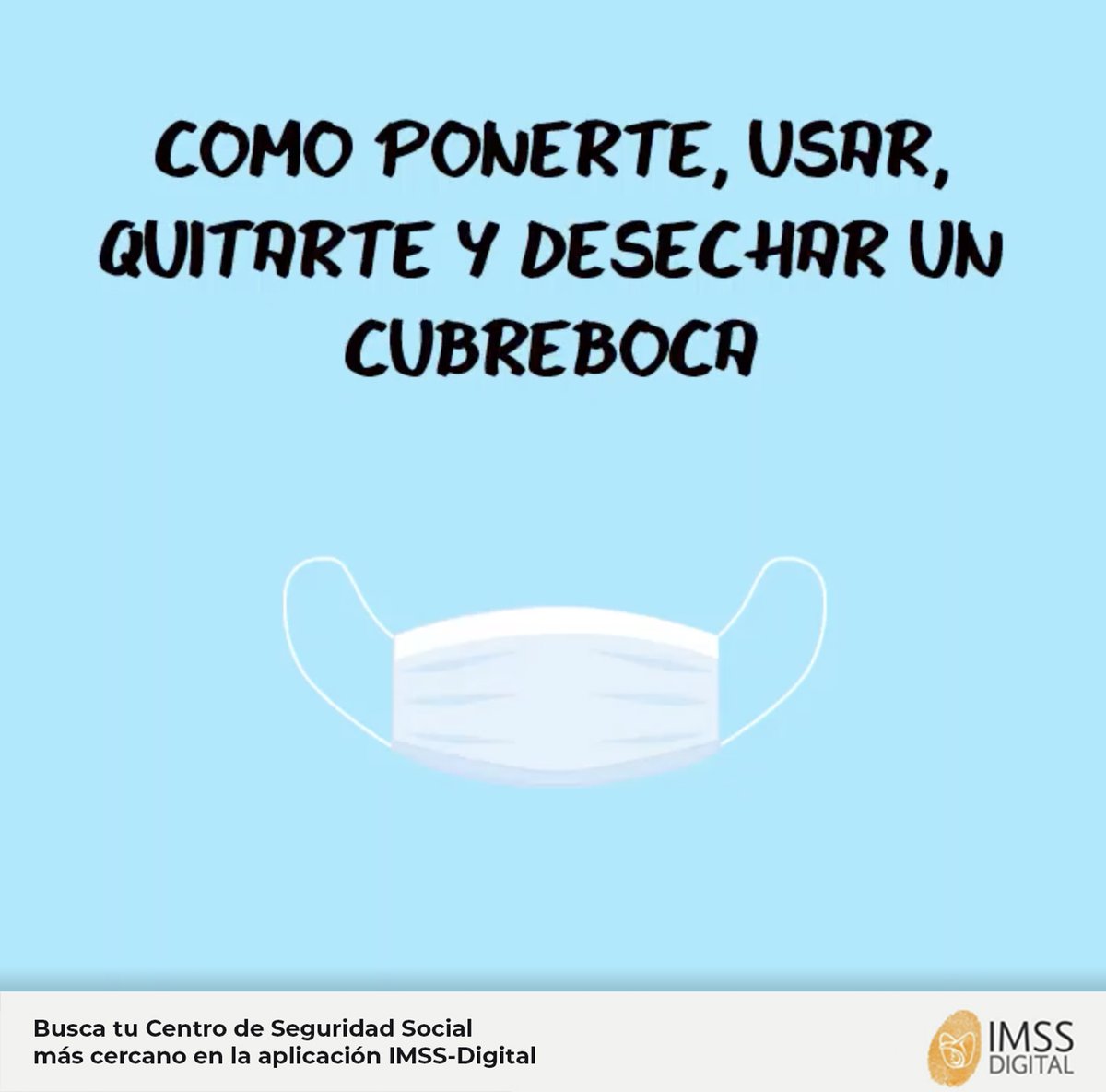 Por favor #UsaCubrebocas, si te cuidas tú, nos cuidamos todos. Comparte este video a quien creas que pueda servirle. #EstarBien  bienestarsocial.mx/coronavirus/pr…