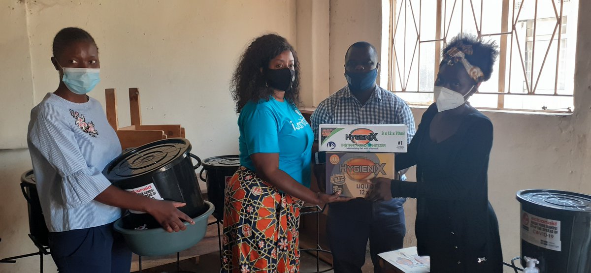 iSanitize1's tweet photo. Today, @ActionAid Zambia and @ iSanitize Zambia engaged in COVID-19 Response awareness activities in Lusaka’s Chainda Township.  
#Actionaid
#iSanitize
#iAdvocate
#Covid-19 https://t.co/vfJEODbioJ