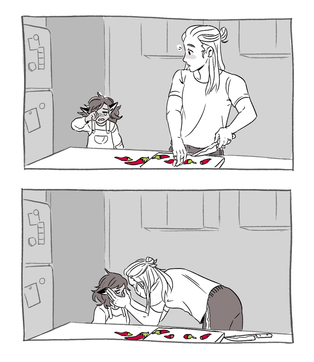 sandiinas's tweet photo. adora was like, lemme make bicol express for my hard working wife and then just, y'know, blinded her only child in the process

#spop #catradora #spopfanart https://t.co/w60ExHj4tH