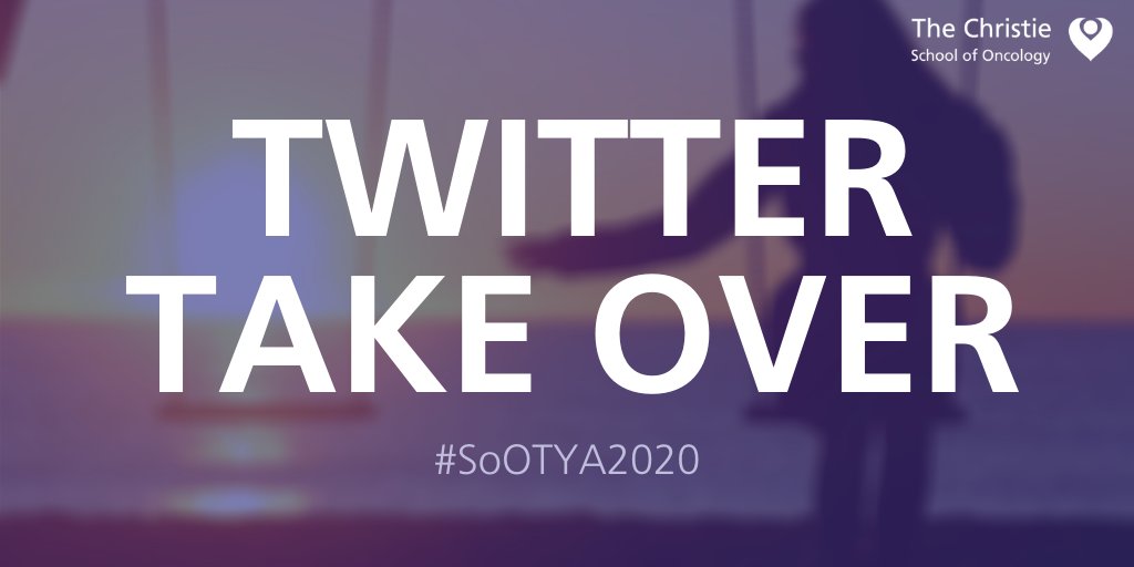 Tomorrow we welcome @hannaTYAnurse and her amazing team as they take over our twitter to show you behind the scenes of the #TYA department.

This will offer a fascinating insight into the incredible work they undertake and their importance to <a href="/TheChristieNHS/">The Christie NHS</a> 

#SoOTYA2020