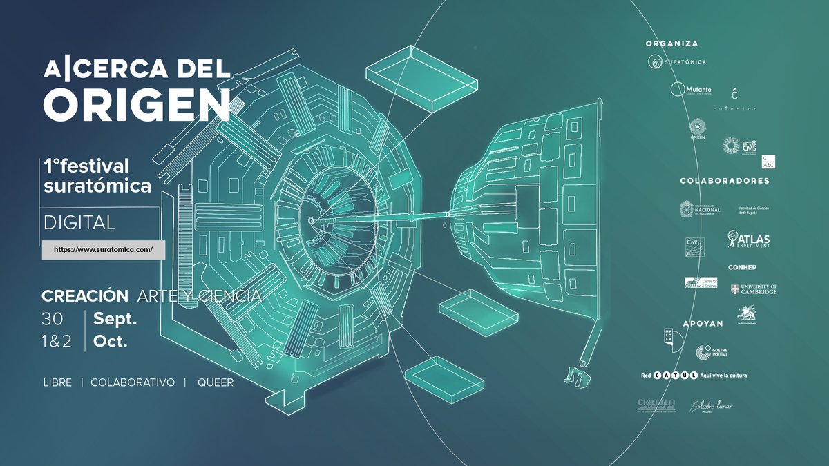 suratomica's tweet image. ¡Ya pueden conocer toda la programación de nuestro Festival Suratómica A|CERCA DEL ORIGEN del 30 de septiembre al 2 de octubre!

En:suratomica.com/programacionfe…

¡Queremos agradecerle a todos nuestros colaboradores y apoyos! 

Img. Sebastián Torres
#FestivalSuratómica #AcercadelOrigen