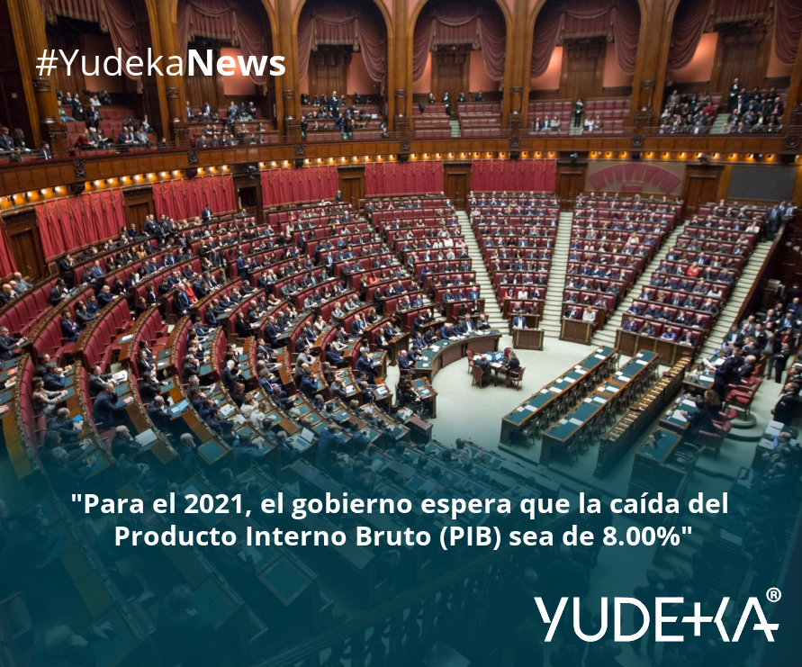 YudekaMx's tweet photo. De acuerdo con los Criterios Generales de Política Económica para el 2021, el gobierno espera que este año la caída del Producto Interno Bruto (PIB) sea de 8.00%, un estimado que algunos analistas han considerado como “optimista”. #YudekaNews #dolar  #LaContabilidadYaNoEsCuadrada https://t.co/e6Sn5Ds6xl