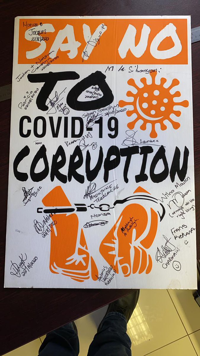 Vipey007's tweet photo. Our whole team is behind stopping the looting of state resources #committed #stopC19Corruption @KathradaYouth @KathradaFound https://t.co/fN7PeiTmm0
