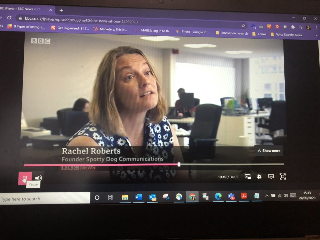 Rachel Roberts (@spotrachel) on Twitter photo Thanks <a href="/philmackie/">Phil Mackie</a> for the op to contribute to <a href="/BBCNews/">BBC News (UK)</a> 1 o clock today explaining how the impact of back to #WFH makes it harder for new #pr #talent to learn on the job. Hope we’ll be back in our covid secure office soon, for now stay safe all (at home) Thanks <a href="/philmackie/">Phil Mackie</a> for the op to contribute to <a href="/BBCNews/">BBC News (UK)</a> 1 o clock today explaining how the impact of back to #WFH makes it harder for new #pr #talent to learn on the job. Hope we’ll be back in our covid secure office soon, for now stay safe all (at home)