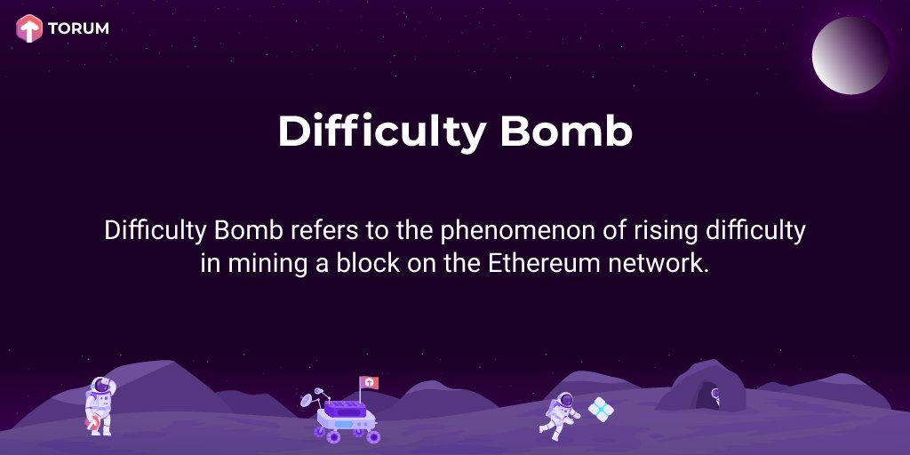 torum_official's tweet photo. 🚀Difficulty Bomb🚀 is our term of the day.
To learn more about us: https://t.co/14hZmokmAo
#Bitcoin #cryptocurrency #torum #TermOfTheDay #Crypto #cryptosocialmedia #ethereum #blockchain #cryptolist #projectlist https://t.co/UZumRSMV9T