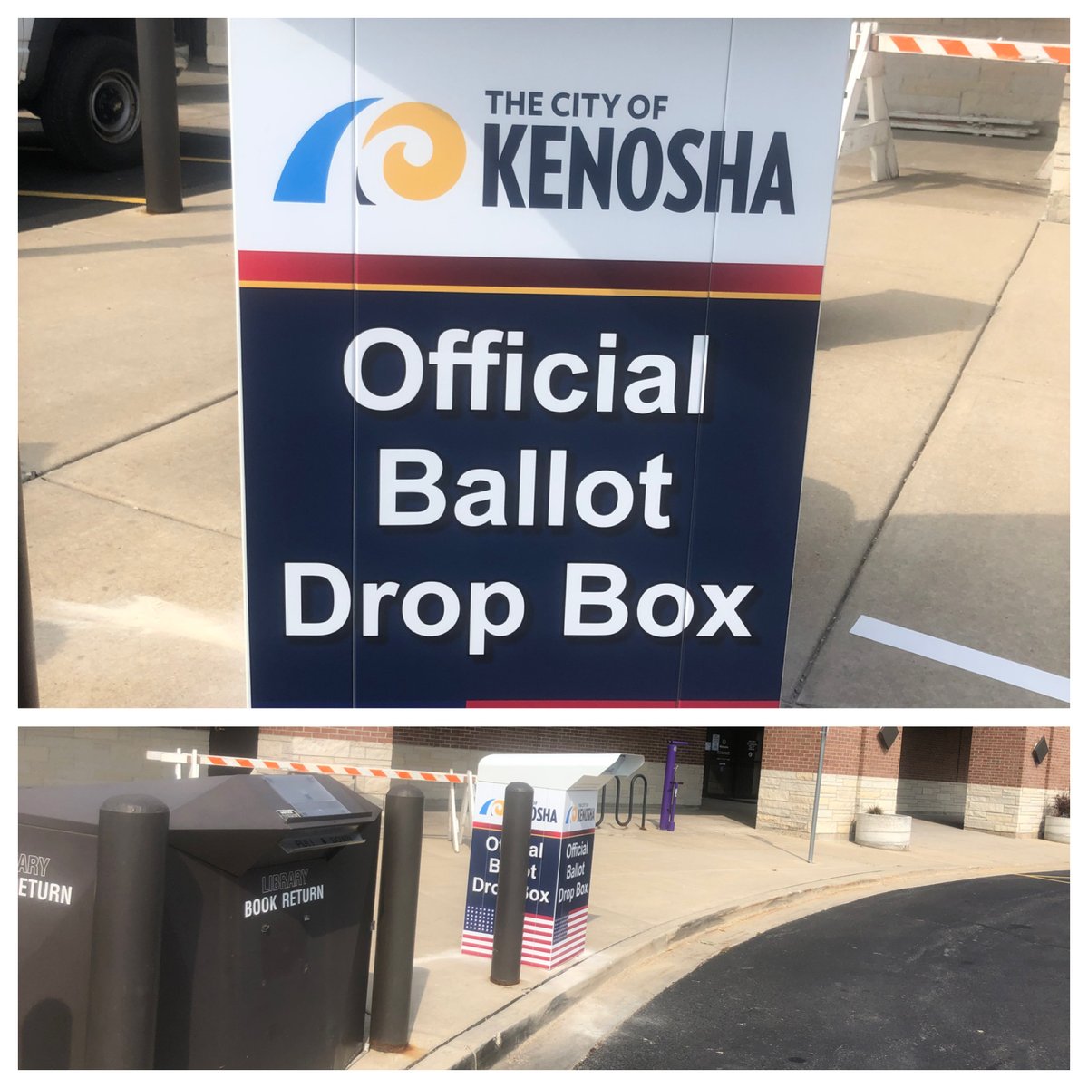 mykpl's tweet photo. It is here! The official ballot dropbox has been installed at Northside Library! Boxes will be available soon at Southwest and Uptown branches. #kenoshavotes #vote2020 #mykpl Check out our new page to help keep you informed about the election https://t.co/U8Lojklfir https://t.co/QndeCkhUCs