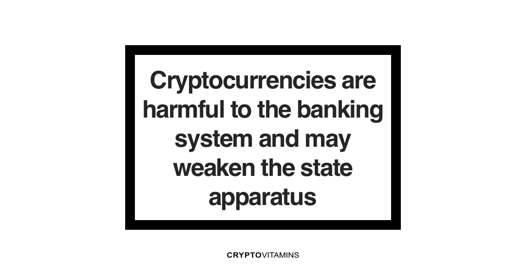 crypto_vitamins's tweet photo. Don't ๐ listen ๐ to ๐ the ๐ bankers ๐
#Bitcoin #Cryptocurrencies #BitcoinMotivation #BitcoinHaters #DontListenToTheBankers #CryptoVitamins https://t.co/SXfOVEHD7N