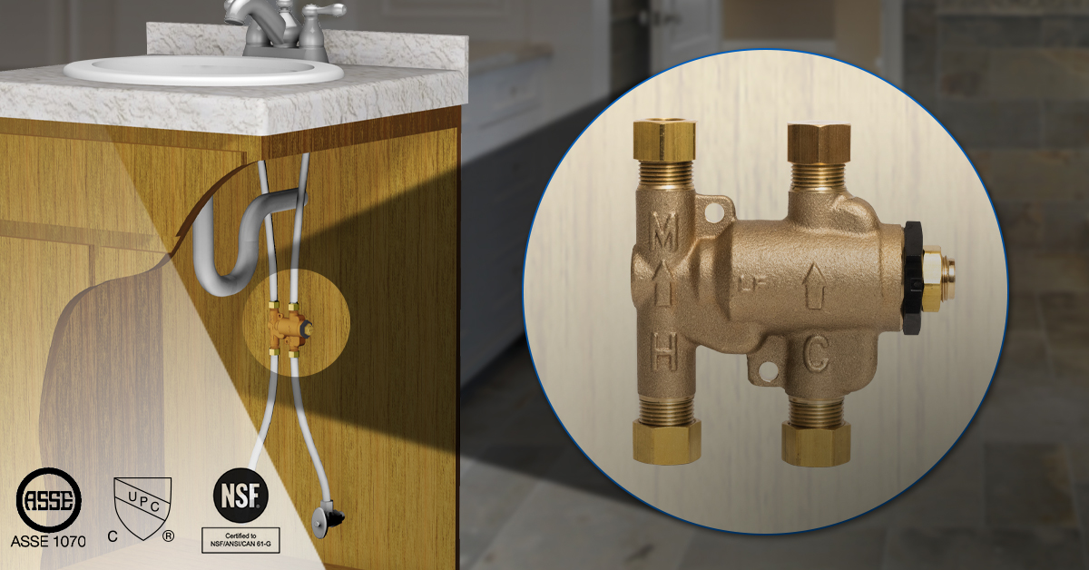 wattswater's tweet photo. Reduce the risk of scalding with Series LFUSG-B Under Sink Guardian, the first patented 4-port mixing valve. https://t.co/SUEPJvC9yK

#thermostaticmixing #scalding #facilitymanager #undersink #checkvalve #wattsintheworld https://t.co/WZKAHyz16x