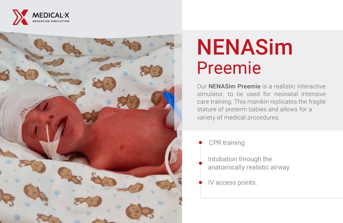 MEDICAL_X_NL's tweet image. For more information, check out : medical-x.com/products/
For direct consultations &amp;amp; online demo contact : info@medical-x.com 
#Medicalx #simulation #Nenasim #babymanikin  #realism